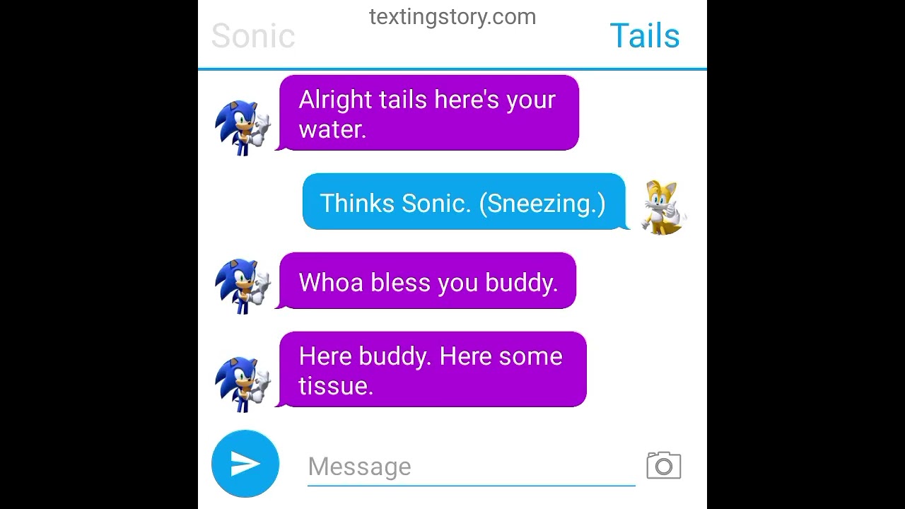 Sonic and friends texting story episode 5 tails sick day