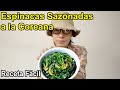 Prueba Esta Comida Coreana Más Saludable | Espinacas Sazonadas a la Coreana