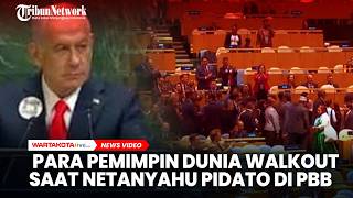 Detik-detik Para Pemimpin Dunia Walkout Saat Netanyahu Pidato di PBB