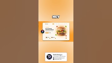 Burger Website UI Design in Figma | Animation in Figma | Figma Tutorial For Beginners