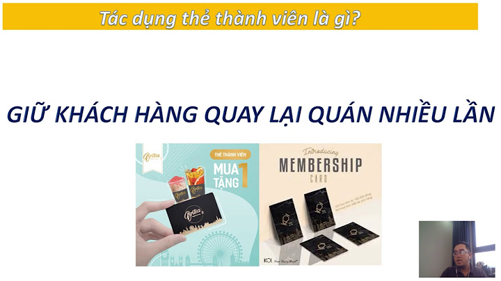 Theẻ thành viên quán cafe giảm bao nhiêu phần trăm năm 2024