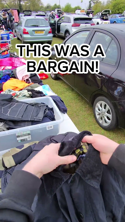 This was SO CHEAP! #carbootfinds #thrifting #carboothaul #barbour