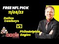 NFL Picks - Dallas Cowboys vs Philadelphia Eagles Prediction, 11/5/2023 Week 9 NFL Expert Best Bets