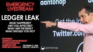 Help! Ledger Hack.What is it? What should you do right now to protect youself? Emergency Livestream