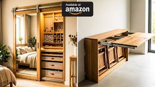 52 New AMAZON FINDS TO DECLUTTER YOUR HOME | Smart Space Saving Furniture Ideas [With Prices]