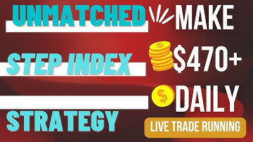 How to trade Step index without fear (99.999%  accurate Strategy)//Live trade running.
