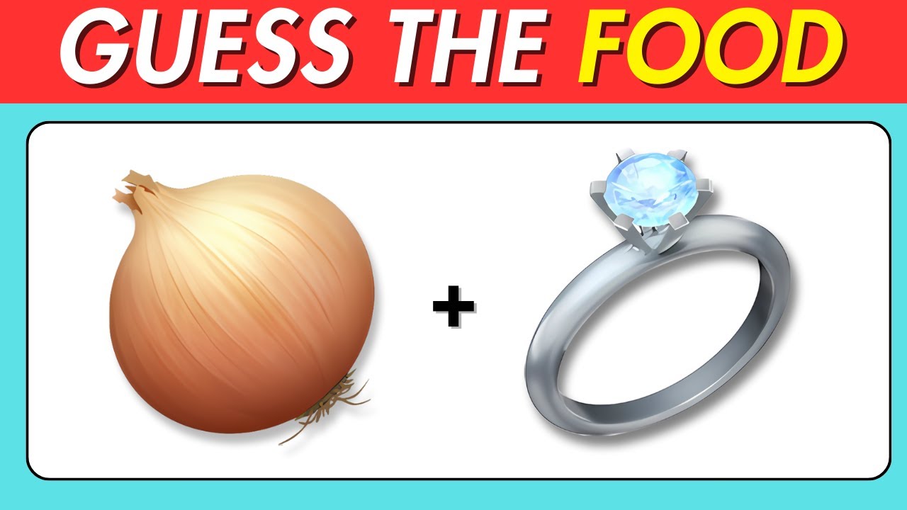 🍔 Can You Guess The FOOD By Emoji  🍕 | Food Emoji Quiz