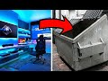 I turned an old dumpster into an epic secret room