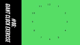 #86: Giant Clock Exercise (101 Programming Tips & Tricks for the TI-99/4A Home Computer)
