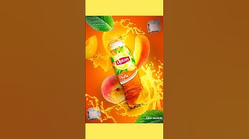 How to Design Social Media Post | Ice Tea #photoshop #photoshoptutorial    #ytshorts  #shorts #yt