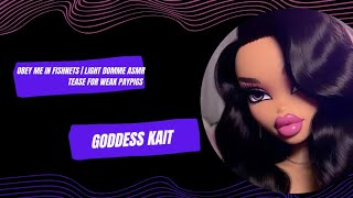 Obey Me In Fishnets Light Domme Asmr Tease For Weak Paypigs