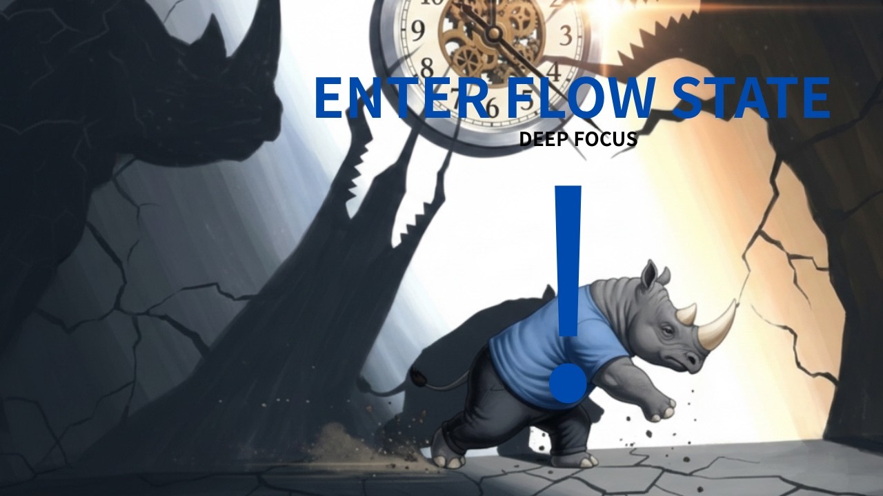 How to Enter the Flow State: Rino’s Guide to Shutting Down Time Anxiety and Finding Deep Focus