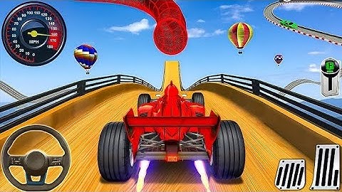 Formula  1 GT Car Stunt Master  - Impossible Mega Ramp GT Car 3D Android Gameplay Level  3