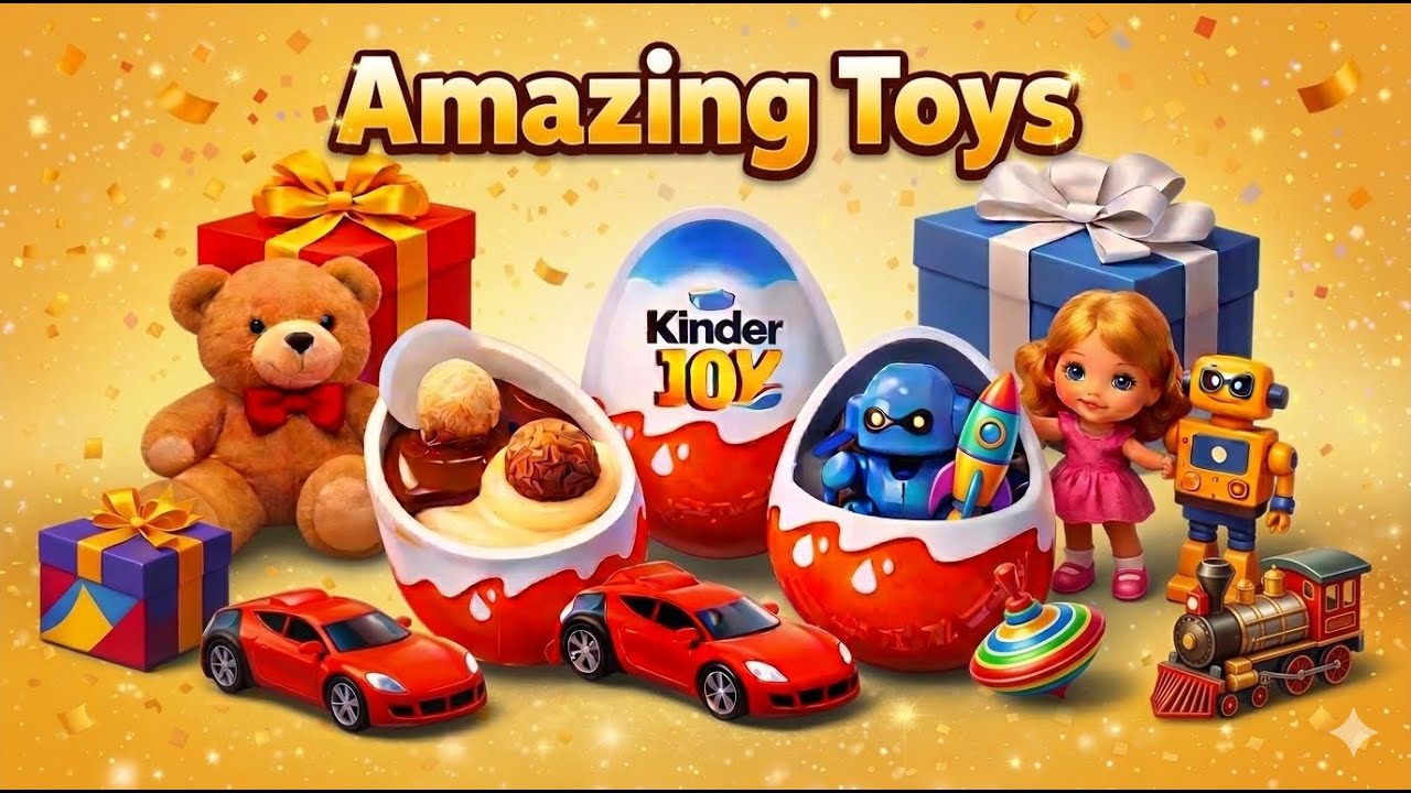 Opening 10 Kinder Joy Eggs🍫Amazing Surprise Toys Inside🎁