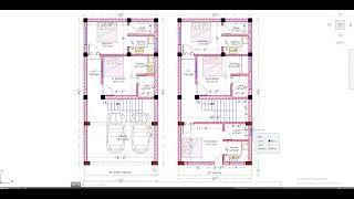 20x40 FEET RENTAL HOUSE PLAN WITH 1RK ROOMS AND CAR PARKING