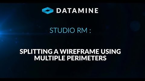 Studio Series: Splitting a wireframe using multiple perimeters