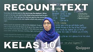 Recount Text - Bahasa Inggris Kelas 10 - Quipper Video Recount Text - Bahasa Inggris Kelas 10 - Quipper Video