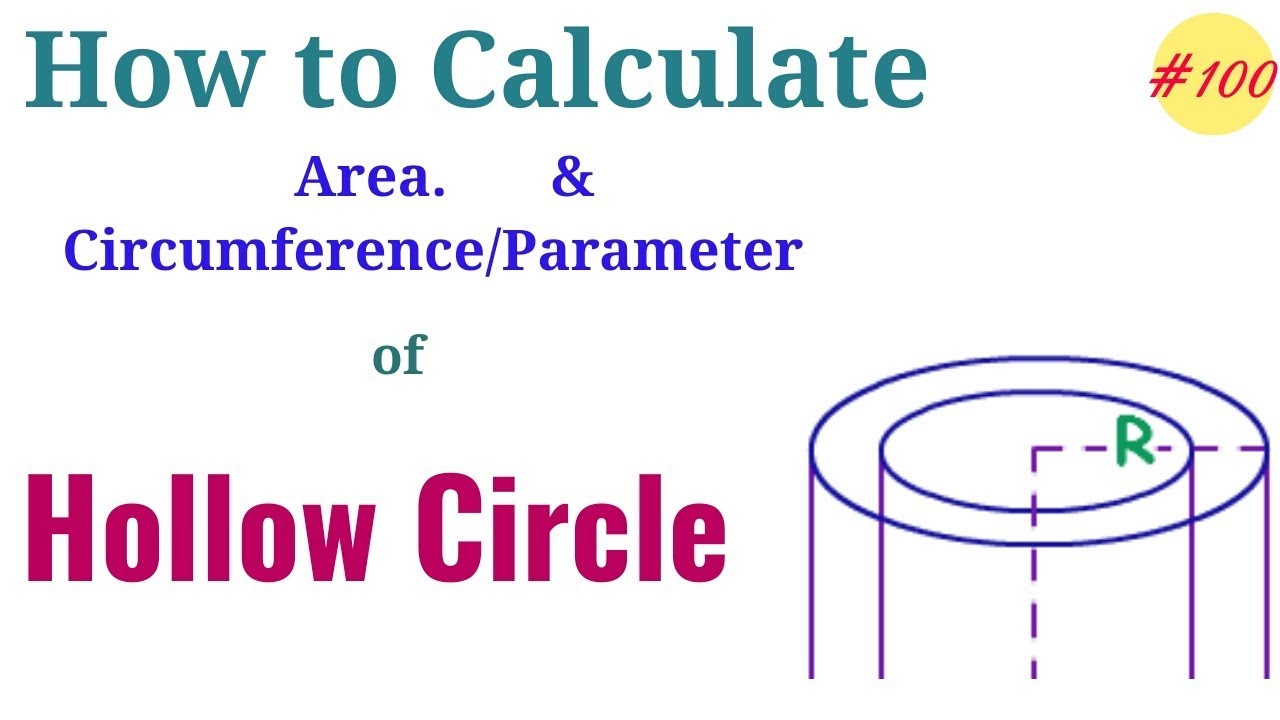 Circles - Area, Circumference, Radius & Diameter Explained! - YouTube
