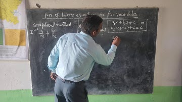 INTRODUCTION:- PAIR OF LINEAR EQUATION IN TWO VARIABLES PART 1