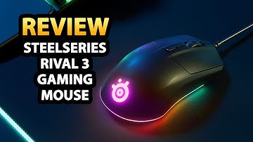 SteelSeries Rival 3 Gaming Mouse Review ✅  6 Programmable Buttons with RGB Lighting