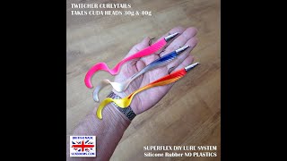 MAKING LURES THE EASY SAFE WAY CURLYTAILS RED YELLOW MERGED