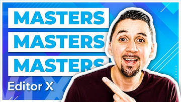 Wix Editor X Tutorial: How to Use Masters