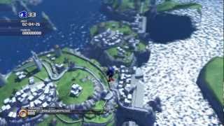 Sonic Unleashed - Apotos Act 2 - Checkpoint glitch 2D in 3D