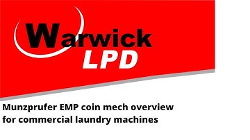 Munzprufer EMP Coin Mech overview for commercial laundry machines