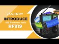 Raddy rf919 full band sw receiver with ssb  app control 20w bt 51  antenna tuner  5000mah