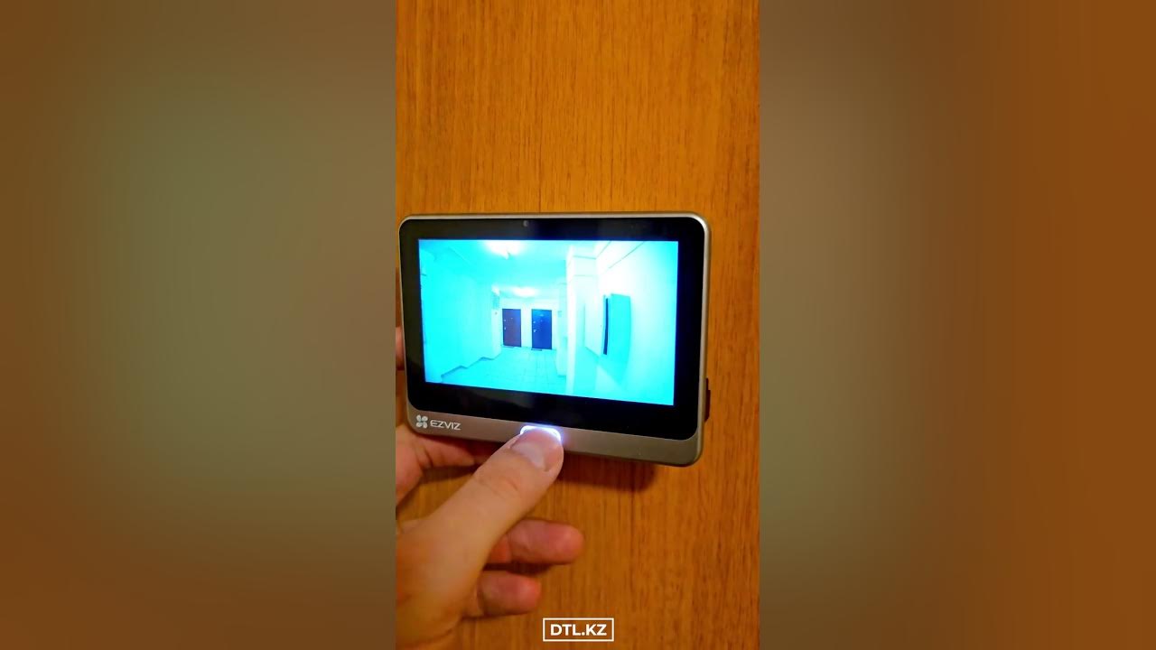 Ezviz DP2 - камера в дверной глазок с сенсорным экраном Wi-Fi - 2 Мп, 2 ...