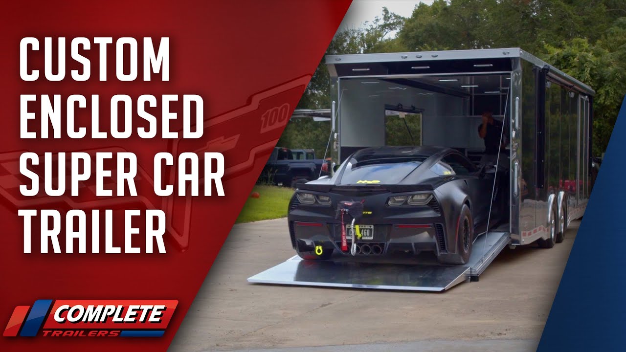 track day helmet The Best Trailer For Corvette c8 c7 and c6 Owners