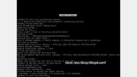 Cara konfigurasi dan instalasi DHCP Di linux debian 8