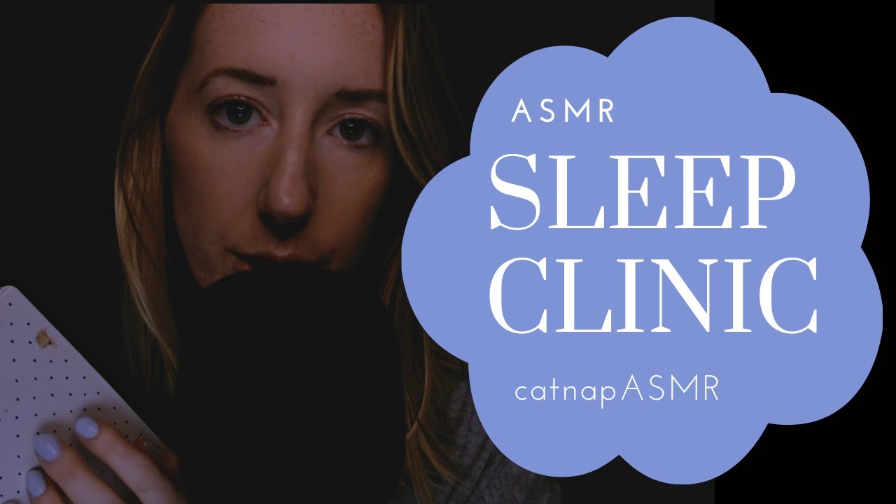 ASMR Whispered Sleep Clinic Sleep Study Dark Setting YouTube