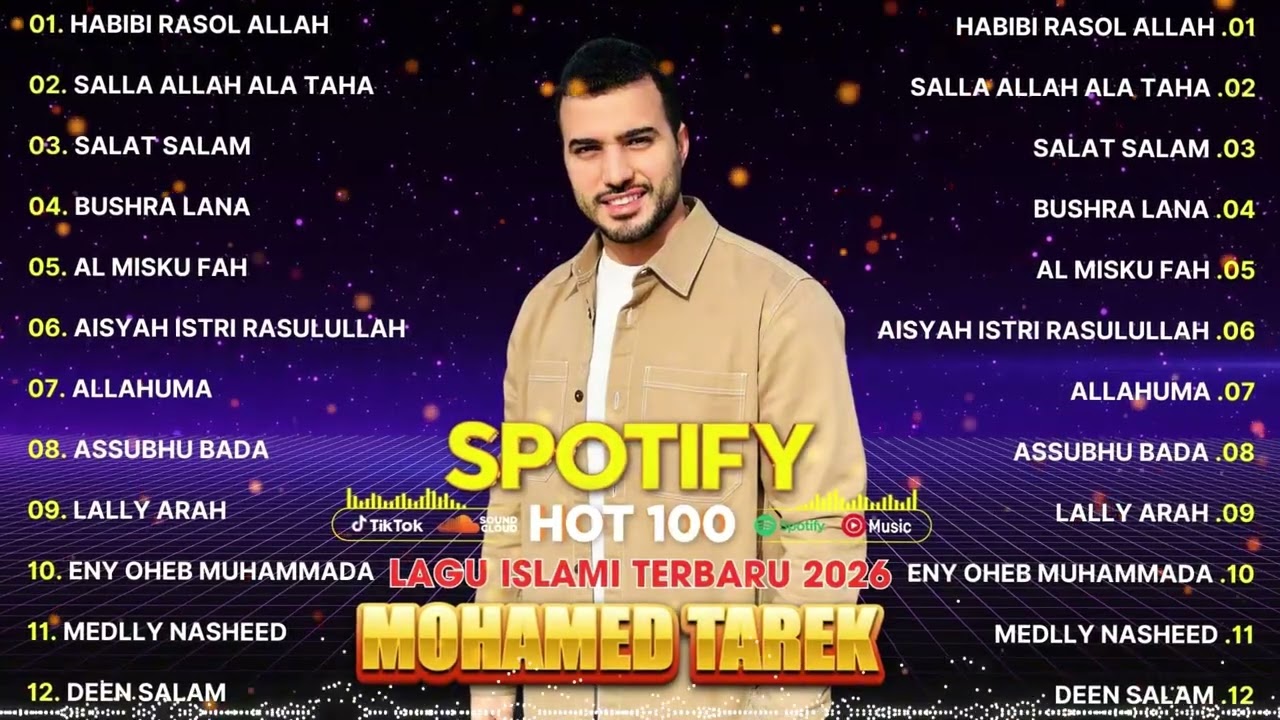 Sholawat Merdu 2026 🌜 Mohamed Tarek Full Album 🤎 Mohamed Tarek Full Album Terbaru
