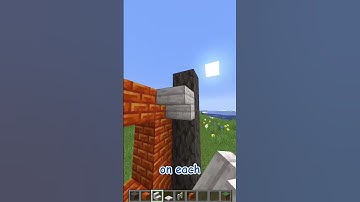 How to build a PALE OAK and RESIN BRICK WALL in minecraft! latest snapshot! 1.21 #shorts