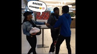 CRAZY EX BOYFRIEND PRANK👀🤣 || MALL EDITION  *gets violent*👊