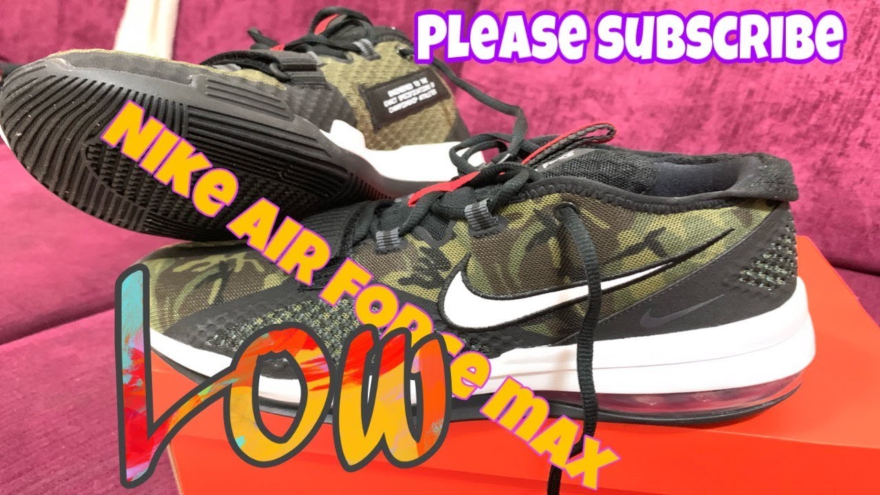 nike air force max low performance review