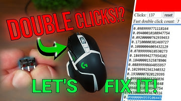 Logitech G502 Hero Double Click Fix!