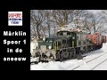 Marklin Spoor 1 SBB Krokodil in de sneeuw. 1:32 modeltreinen