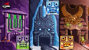 Temple Run 2 Maps Spooky Summit Vs Blazing Sands Vs Frozen Shadows Gameplay | Temple Run Video Game