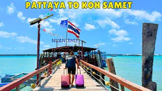 Pattaya to Koh Samet 🇹🇭 Ferry Ride & Island Resort Tour