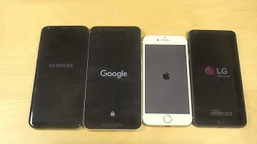 iPhone 7 iOS 11 Beta vs. Samsung Galaxy S8 Plus vs. Nexus 6P Android 8.0 vs. LG G6 - Speed!