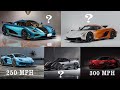 TOP 10 Modern SUPERCARS With Mind-Blowing TOP SPEEDS /Fastest Supercars &amp; Hypercars 2023