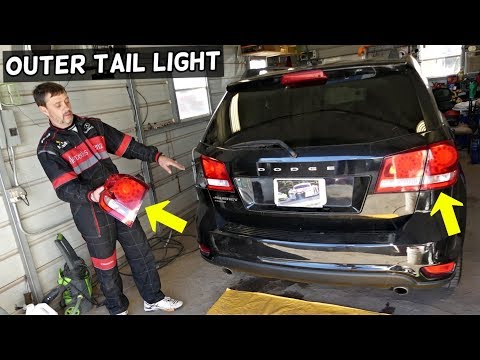 DODGE JOURNEY OUTER TAIL LIGHT ASSEMBLY REPLACEMENT REMOVAL  FIAT FREEMONT