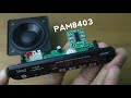 Mini super bass amplifier Pam8403‼️, Dengan Mp3 bluetooth.