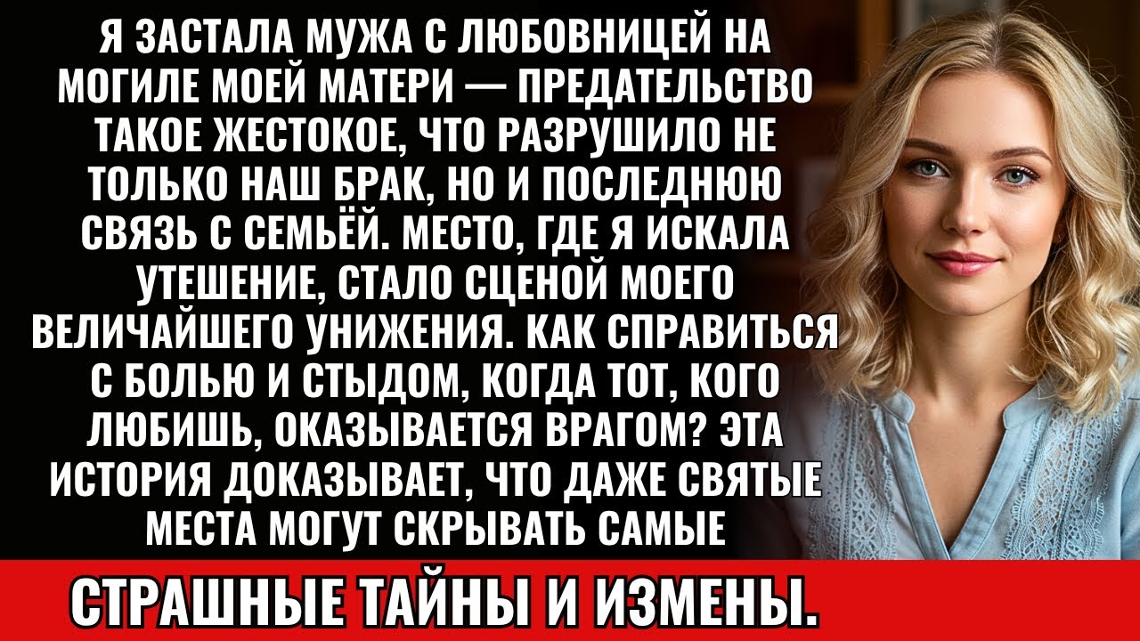 Я застала мужа с любовницей на кладбище моей мамы — я онемела, но всё сняла на видео