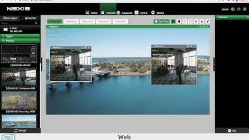 NEXIS Video Wall Controller VW9 Series - Web GUI / Software Management
