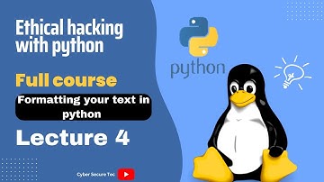 Python Text Formatting Made Easy: A Step-by-Step Guide | Lecture 04