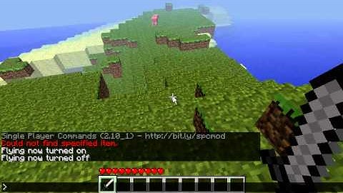 Minecraft- Single Player Command Mod