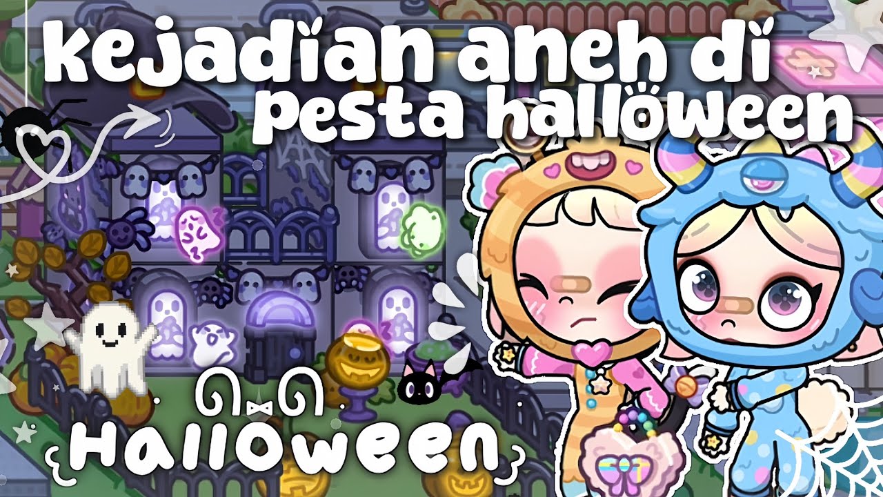 KEJADIAN ANEH DIPESTA HALLOWEEN KAMI || HalloweenParty || [haerynStory] DramaAvatarWorld